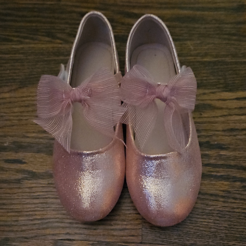 Pink Bow Kids Shoes
